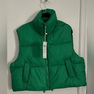 Vibrant Green Puffer Vest